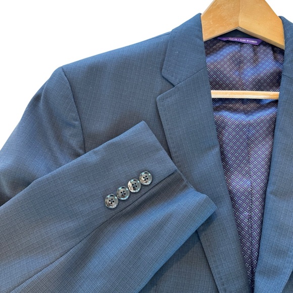 TED BAKER Endurance Jay CT Blazer Men's 42R Single Breasted Wool Charcoal Gray